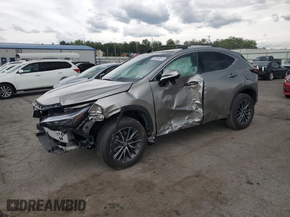 2024 Lexus NX 350h Premium z VIN 2T2GKCEZ5RC030692, wystawiony jako Copart lot #58354615 z przebiegiem Nie podano mil oraz Szkoda całkowita • Salvage title. Historia ofert i sprzedaży dostępna na DreamBid. Obrazek 1.