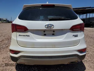 2017 Hyundai Santa Fe 2.4L with VIN 5NMZUDLBXHH048875, listed as a Copart auction lot 57621225 with 170,063 mi miles and Clean title. Bid and sale history available at DreamBid. Image 6.