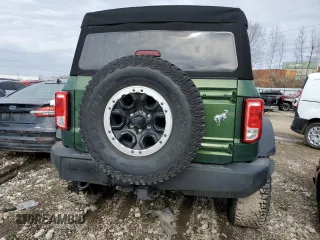 2022 Ford Bronco with VIN 1FMEE5DP0NLA81692, listed as a Copart auction lot 46881445 with 28,843 mi miles and Salvage Title. Bid and sale history available at DreamBid. Image 6.
