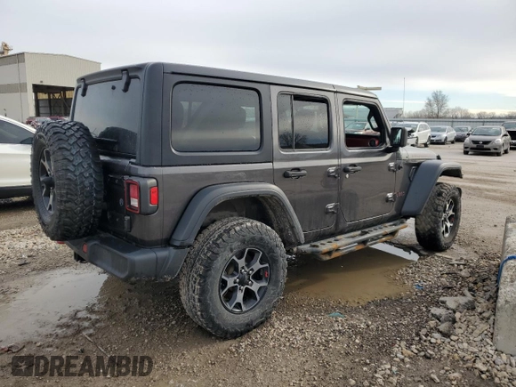 2018 Jeep Wrangler Unlimited Rubicon with VIN 1C4HJXFG7JW167144, listed as a Copart auction lot 48066285 with 132,399 mi miles and Salvage title. Bid and sale history available at DreamBid. Image 3.