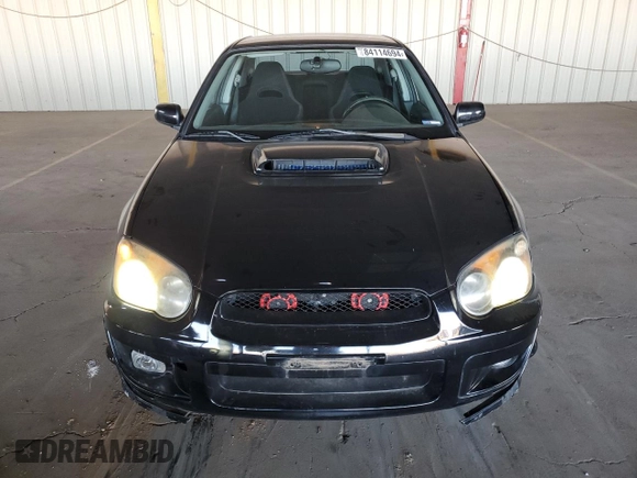 2005 Subaru Impreza Sedan (Natl) WRX with VIN JF1GD29675G501591, listed as a Copart auction lot 84114694 with 131,183 mi miles and Salvage Title. Bid and sale history available at carsss.com. Image 5.