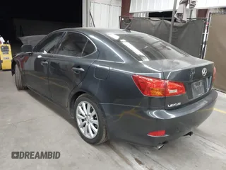 2008 Lexus IS with VIN JTHBK262085076032, listed as a IAAI auction lot 41839802 with 184,279 mi miles. Bid and sale history available at carsss.com. Image 3.