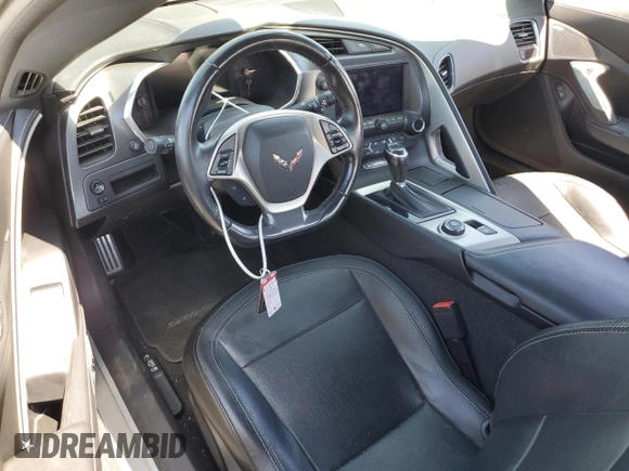 2017 Chevrolet Corvette 1LT with VIN 1G1YB2D77H5109076, listed as a Copart auction lot 62728585 with 97,910 mi miles and Salvage title. Bid and sale history available at DreamBid. Image 8.