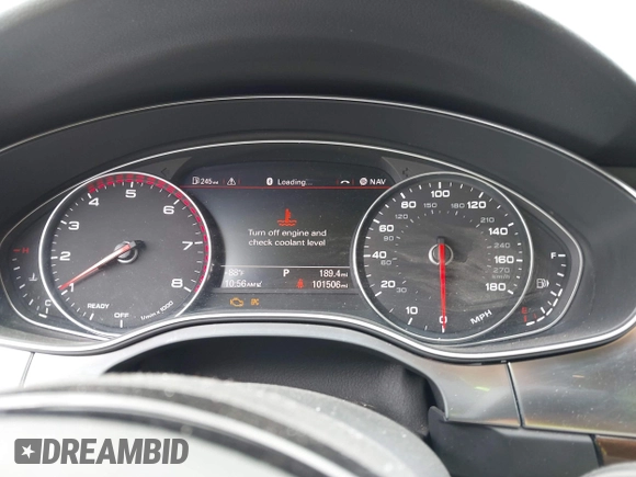 2016 Audi A6 2.0T Premium Plus with VIN WAUGFAFC1GN012799, listed as a IAAI auction lot 42141346 with 101,506 mi miles. Bid and sale history available at carsss.com. Image 7.