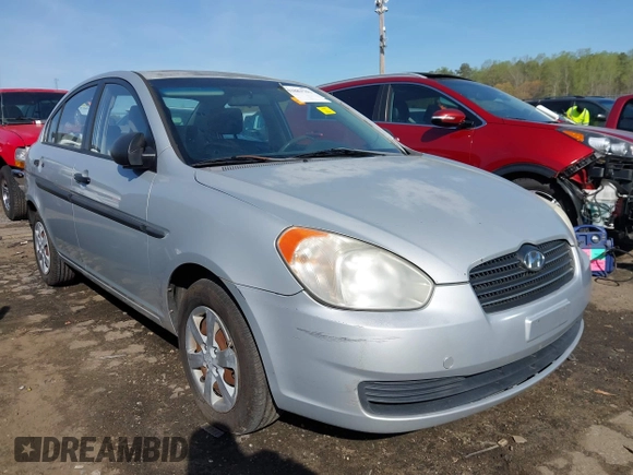2009 Hyundai Accent Auto GLS with VIN KMHCM46C69U316790, listed as a IAAI auction lot 41883763 with 182,647 mi miles. Bid and sale history available at carsss.com. Image 6.