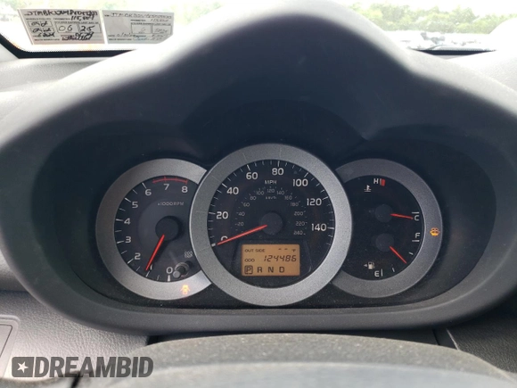 2008 Toyota RAV4 Sport z VIN JTMBK32V485055823, wystawiony jako Copart lot #56858515 z przebiegiem 124 486 mil mil oraz Szkoda całkowita • Salvage title. Historia ofert i sprzedaży dostępna na DreamBid. Obrazek 9.