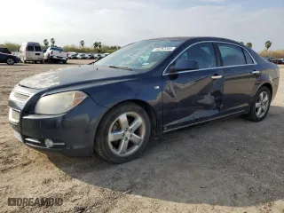 2008 Chevrolet Malibu LTZ with VIN 1G1ZK57B88F263893, listed as a Copart auction lot 43252265 with 138,539 mi miles and Salvage Title. Bid and sale history available at carsss.com. Image 1.