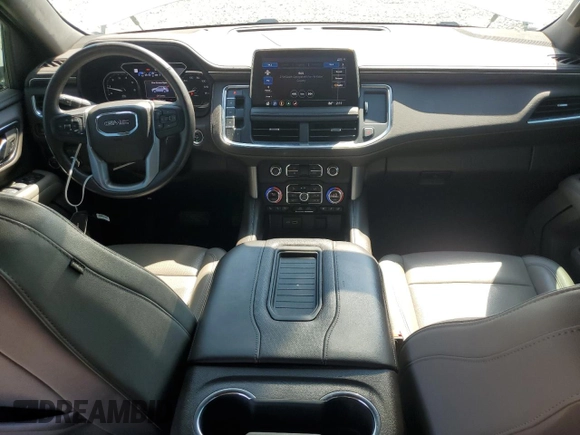 2021 GMC Yukon SLT with VIN 1GKS1BKD6MR429330, listed as a Copart auction lot 72923274 with 67,961 mi miles and Salvage Title. Bid and sale history available at carsss.com. Image 8.