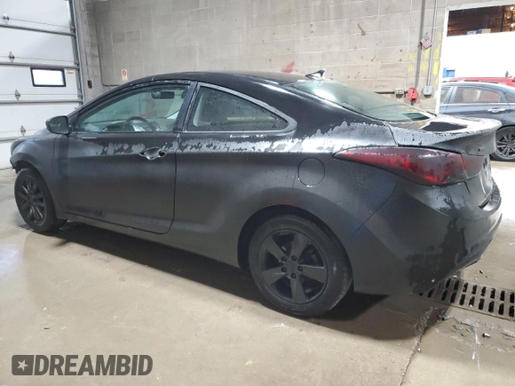 2013 Hyundai Elantra Coupe GS PZEV with VIN KMHDH6AE6DU005060, listed as a Copart auction lot 76603004 with 97,024 mi miles and Salvage Title. Bid and sale history available at carsss.com. Image 2.