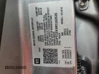 2024 Chevrolet Colorado 4WD LT z VIN 1GCPTCEK6R1163535, wystawiony jako Copart lot #57912345 z przebiegiem 3 718 mil mil oraz Szkoda całkowita • Salvage title. Historia ofert i sprzedaży dostępna na DreamBid. Obrazek 13.