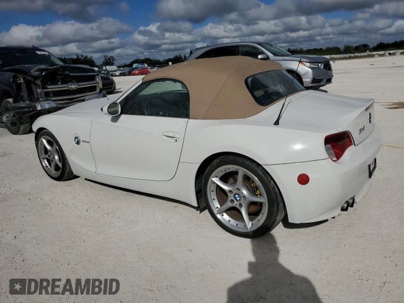2006 BMW Z4 3.0si with VIN 4USBU53556LX00647, listed as a Copart auction lot 83436974 with 70,077 mi miles and Salvage title. Bid and sale history available at DreamBid. Image 2.