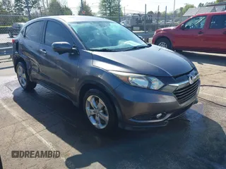 2016 Honda HR-V EX with VIN 3CZRU5H52GM706090, listed as a IAAI auction lot 41932287 with 108,261 mi miles. Bid and sale history available at carsss.com. Image 1.