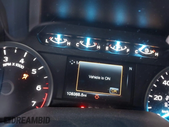 2019 Ford F-150 XL with VIN 1FTEW1E44KKC84049, listed as a IAAI auction lot 41132528 with 108,388 mi miles. Bid and sale history available at carsss.com. Image 16.