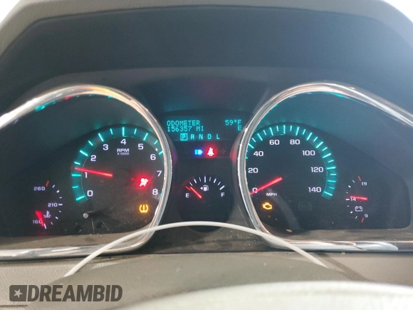 2011 Chevrolet Traverse 1LT with VIN 1GNKVGED3BJ189603, listed as a Copart auction lot 77557424 with 156,357 mi miles and Salvage Title. Bid and sale history available at DreamBid. Image 9.