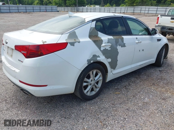 2013 Kia Optima EX с VIN 5XXGN4A73DG233491, выставлен на аукционе IAAI как лот 42615212 с пробегом 268 391 миль миль и . История ставок и продаж доступна на DreamBid. Изображение 4.