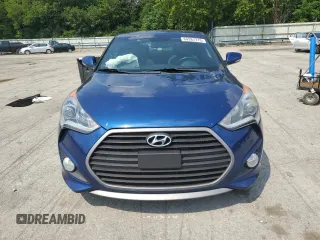 2016 Hyundai Veloster Turbo with VIN KMHTC6AE3GU278777, listed as a Copart auction lot 64387313 with 95,982 mi miles and Salvage Title. Bid and sale history available at carsss.com. Image 5.