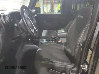 2018 Jeep Wrangler JK Unlimited Sahara with VIN 1C4BJWEG2JL869892, listed as a Copart auction lot 74474184 with 82,098 mi miles and Salvage Title. Bid and sale history available at carsss.com. Image 7.