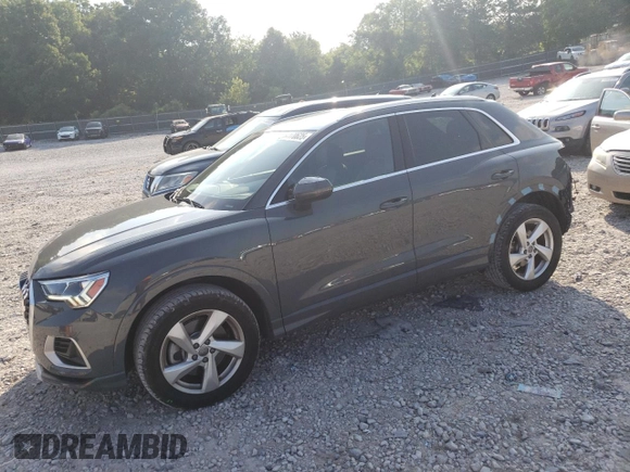 2019 Audi Q3 with VIN WA1BEDF33K1085331, listed as a Copart auction lot 64170625 with 70,209 mi miles and Salvage title. Bid and sale history available at DreamBid. Image 1.
