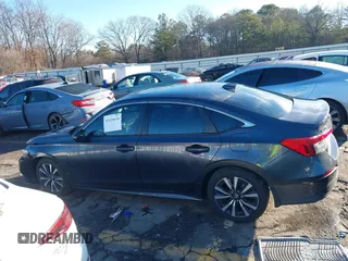 2024 Honda Civic Sedan EX with VIN 2HGFE1F77RH319511, listed as a IAAI auction lot 41424634 with 14,188 mi miles. Bid and sale history available at carsss.com. Image 14.