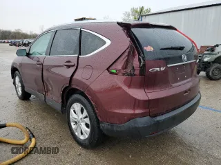 2013 Honda CR-V EX-L with VIN 5J6RM4H70DL080791, listed as a Copart auction lot 51424845 with 137,407 mi miles and Salvage Title. Bid and sale history available at carsss.com. Image 2.