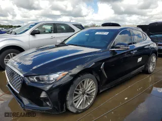 2020 Genesis G70 2.0T with VIN KMTG64LA4LU059933, listed as a Copart auction lot 73786014 with 0 mi miles and Non Repairable. Bid and sale history available at carsss.com. Image 1.