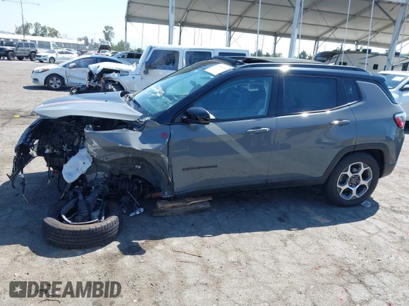 2022 Jeep Compass Trailhawk с VIN 3C4NJDDB2NT224046, выставлен на аукционе IAAI как лот 42086536 с пробегом 40 230 миль миль и . История ставок и продаж доступна на DreamBid. Изображение 14.