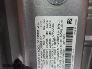 2021 Honda CR-V Touring with VIN 2HKRW2H9XMH625941, listed as a Copart auction lot 87547675 with 51,695 mi miles and Salvage Title. Bid and sale history available at carsss.com. Image 13.