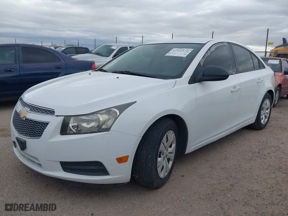 2014 Chevrolet Cruze LS with VIN 1G1PB5SGXE7139849, listed as a IAAI auction lot 41534179 with 99,507 mi miles. Bid and sale history available at carsss.com. Image 2.