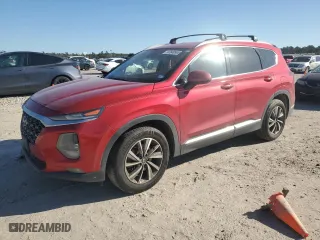 2020 Hyundai Santa Fe SEL with VIN 5NMS33ADXLH194012, listed as a Copart auction lot 47840965 with 75,368 mi miles and Salvage Title. Bid and sale history available at carsss.com. Image 1.