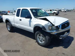 2004 Toyota Tacoma PreRunner with VIN 5TESM92N34Z458728, listed as a IAAI auction lot 42183691 with 99,957 mi miles and . Bid and sale history available at DreamBid. Image 1.