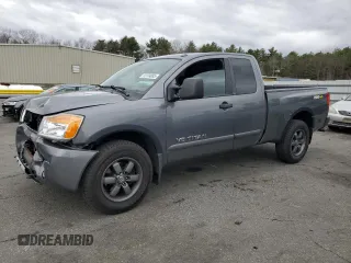 2013 Nissan Titan Pro-4X with VIN 1N6AA0CC4DN313078, listed as a Copart auction lot 53134085 with 134,328 mi miles and Salvage title. Bid and sale history available at DreamBid. Image 1.