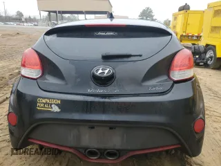 2015 Hyundai Veloster Turbo with VIN KMHTC6AE5FU239834, listed as a Copart auction lot 44786195 with 0 mi miles and Salvage Title. Bid and sale history available at carsss.com. Image 6.
