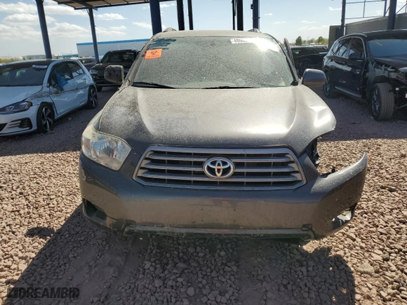 2008 Toyota Highlander with VIN JTEDS41AX82043928, listed as a Copart auction lot 48082405 with 83,339 mi miles and Salvage Title. Bid and sale history available at carsss.com. Image 5.
