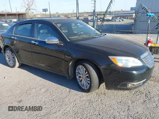 2012 Chrysler 200 Limited with VIN 1C3CCBCG2CN250800, listed as a IAAI auction lot 41867987 with 106,830 mi miles. Bid and sale history available at carsss.com. Image 1.