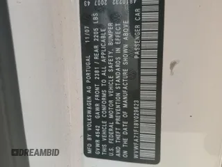2008 Volkswagen Eos Lux z VIN WVWFA71F18V029623, wystawiony jako Copart lot #81726274 z przebiegiem 163 794 mil mil oraz Szkoda całkowita • Salvage title. Historia ofert i sprzedaży dostępna na DreamBid. Obrazek 14.