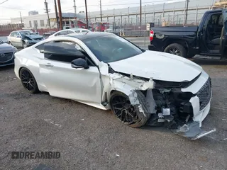 2018 Infiniti Q60 3.0t Luxe with VIN JN1EV7EL7JM392684, listed as a IAAI auction lot 41419590 with 50,418 mi miles and . Bid and sale history available at carsss.com. Image 1.