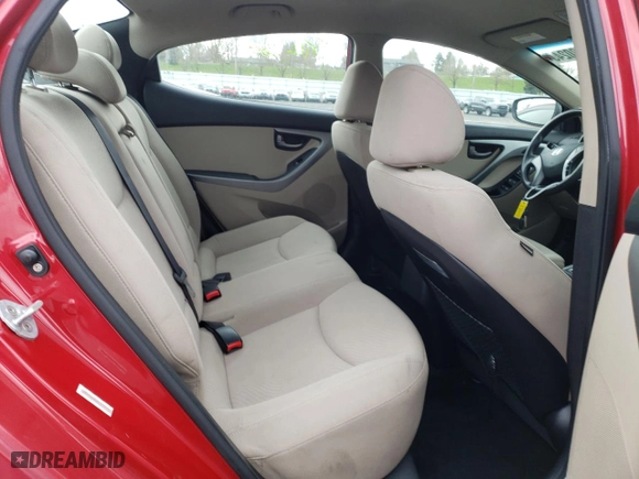 2014 Hyundai Elantra SE with VIN KMHDH4AE0EU215711, listed as a Copart auction lot 49680245 with 144,950 mi miles and Salvage Title. Bid and sale history available at carsss.com. Image 10.