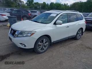 2015 Nissan Pathfinder SL with VIN 5N1AR2MM0FC707380, listed as a IAAI auction lot 42267523 with 186,383 mi miles and . Bid and sale history available at DreamBid. Image 19.