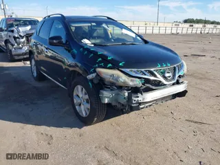 2012 Nissan Murano S with VIN JN8AZ1MU7CW113348, listed as a IAAI auction lot 41479756 with 168,226 mi miles. Bid and sale history available at carsss.com. Image 1.