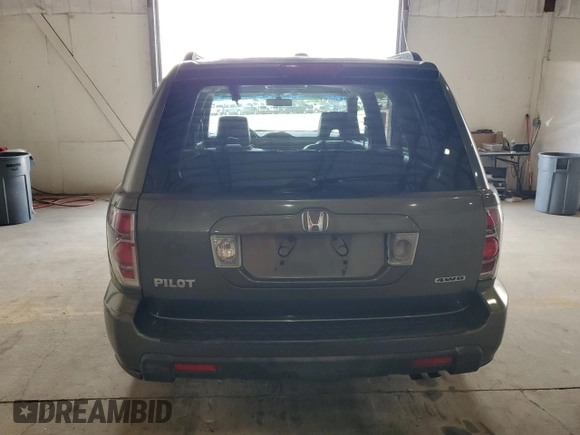 2006 Honda Pilot EX-L with VIN 5FNYF18636B003341, listed as a Copart auction lot 55510075 with 208,816 mi miles and Clean Title. Bid and sale history available at DreamBid. Image 6.