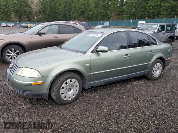 2003 Volkswagen Passat GL с VIN WVWMD63B03E307066, выставлен на аукционе Copart как лот 86142894 с пробегом 84 899 миль миль и Списание • Salvage title. История ставок и продаж доступна на DreamBid. Изображение 1.
