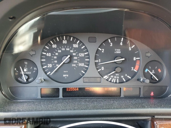 2003 BMW 5 Series 530iA with VIN WBADT63433CK34109, listed as a Copart auction lot 76776084 with 125,564 mi miles and Salvage Title. Bid and sale history available at carsss.com. Image 9.