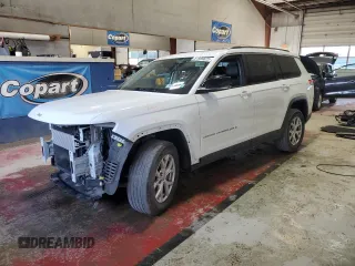 2021 Jeep Grand Cherokee Limited z VIN 1C4RJKBG6M8128633, wystawiony jako Copart lot #51989825 z przebiegiem 37 438 mil mil oraz Szkoda całkowita • Salvage title. Historia ofert i sprzedaży dostępna na DreamBid. Obrazek 1.