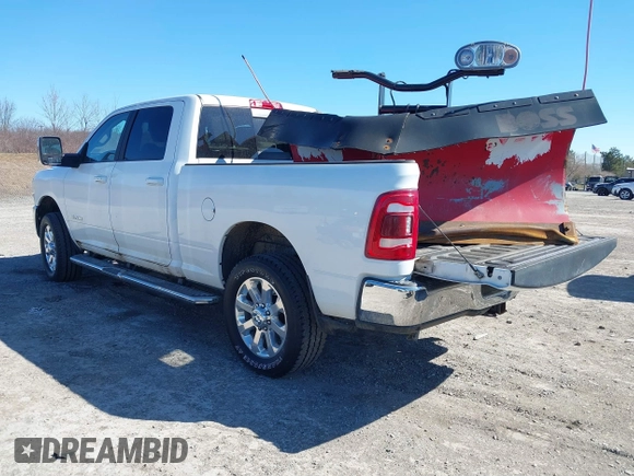 2023 Ram 2500 Laramie with VIN 3C6UR5FJ9PG530727, listed as a IAAI auction lot 41803946 with 19,992 mi miles and . Bid and sale history available at DreamBid. Image 3.