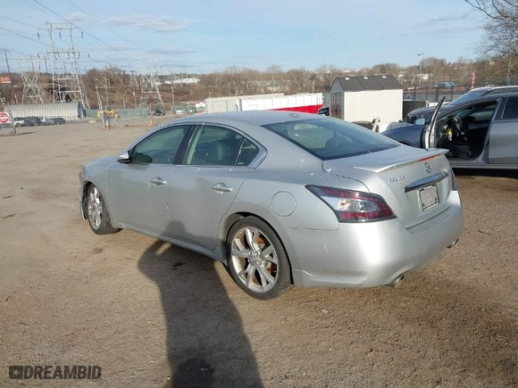 2012 Nissan Maxima 3.5 S with VIN 1N4AA5AP6CC862447, listed as a IAAI auction lot 41705199 with 87,635 mi miles. Bid and sale history available at carsss.com. Image 3.
