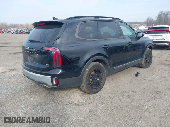 2023 Kia Telluride SX Prestige with VIN 5XYP5DGC0PG379447, listed as a IAAI auction lot 41716826 with 45,269 mi miles and . Bid and sale history available at DreamBid. Image 4.