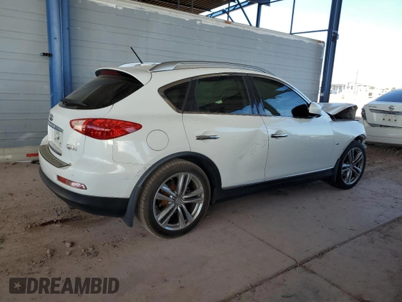 2014 Infiniti QX50 Journey with VIN JN1BJ0HR2EM192730, listed as a Copart auction lot 46602265 with 120,859 mi miles and Salvage Title. Bid and sale history available at carsss.com. Image 3.