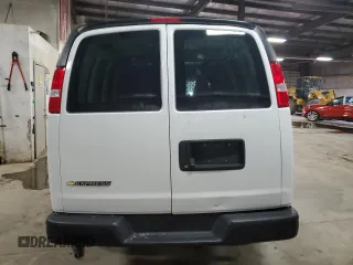 2023 Chevrolet Express Cargo with VIN 1GCWGAFP1P1109667, listed as a Copart auction lot 57017295 with Not provided miles and Salvage title. Bid and sale history available at DreamBid. Image 6.