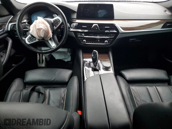 2019 BMW 5 Series 540i xDrive with VIN WBAJE7C56KWW17843, listed as a Copart auction lot 41979375 with Not Provided miles and Salvage Title. Bid and sale history available at DreamBid. Image 8.
