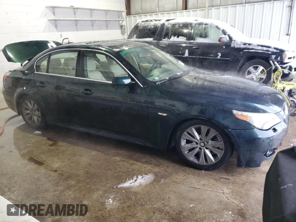 2005 BMW 5 Series 530i with VIN WBANA73585CR59510, listed as a Copart auction lot 87917795 with Not Provided miles and Salvage Title. Bid and sale history available at DreamBid. Image 4.